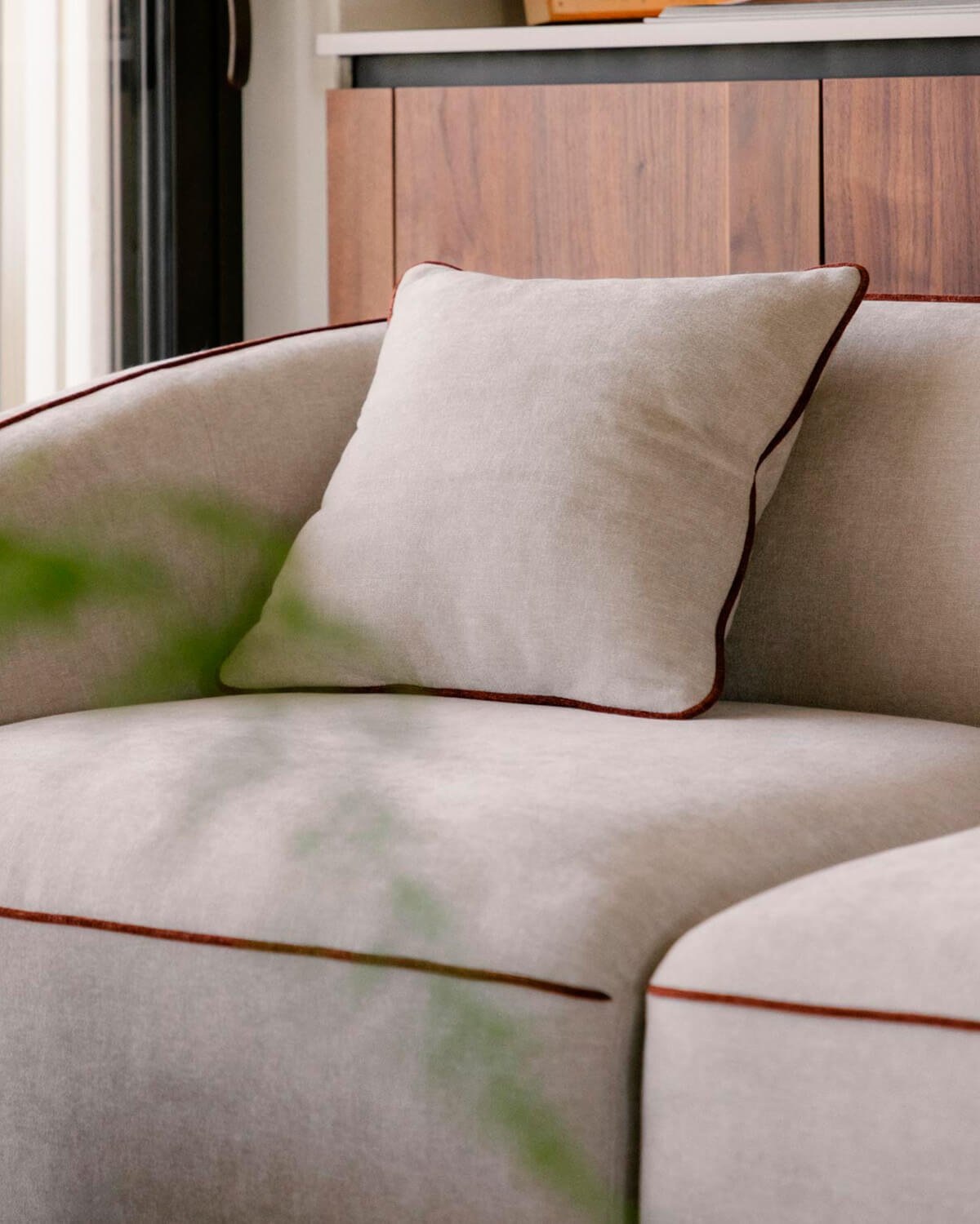 Módulo Sillón Esquinero Izquierdo de Tela para Sofá Ilham, imagen de galería 3