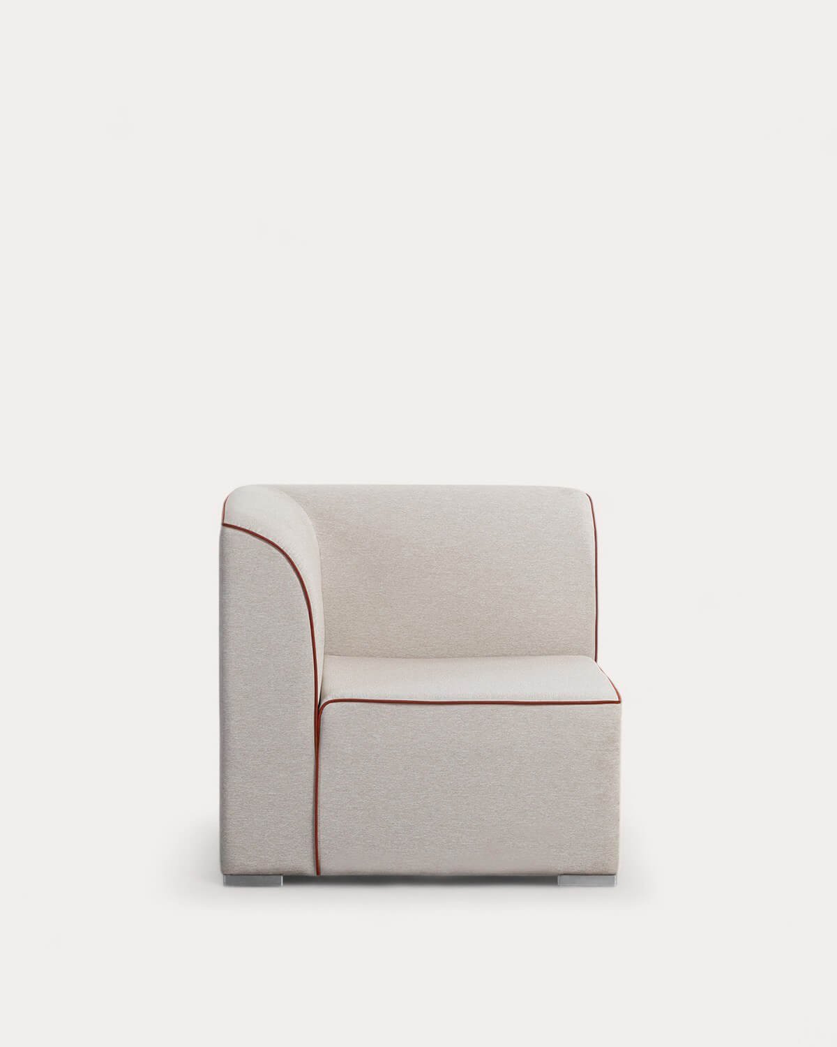 Módulo Sillón Esquinero de Jardín para Sofá de Tela Lagos