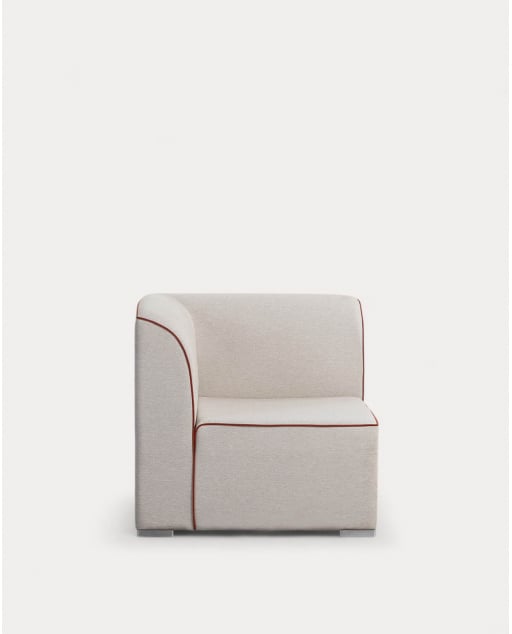 Módulo Sillón Esquinero de Jardín para Sofá de Tela Lagos