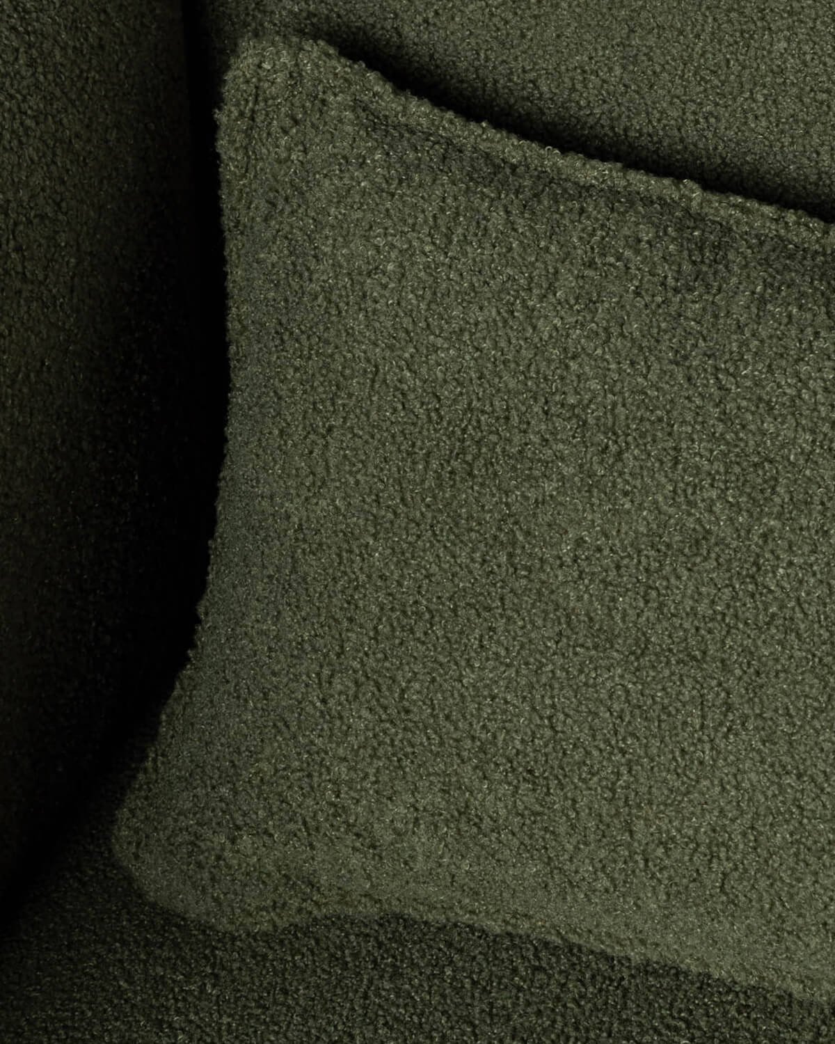 Sillón Esquinero Modular con Puff de Tela Bouclé Kilhe, imagen de galería 5