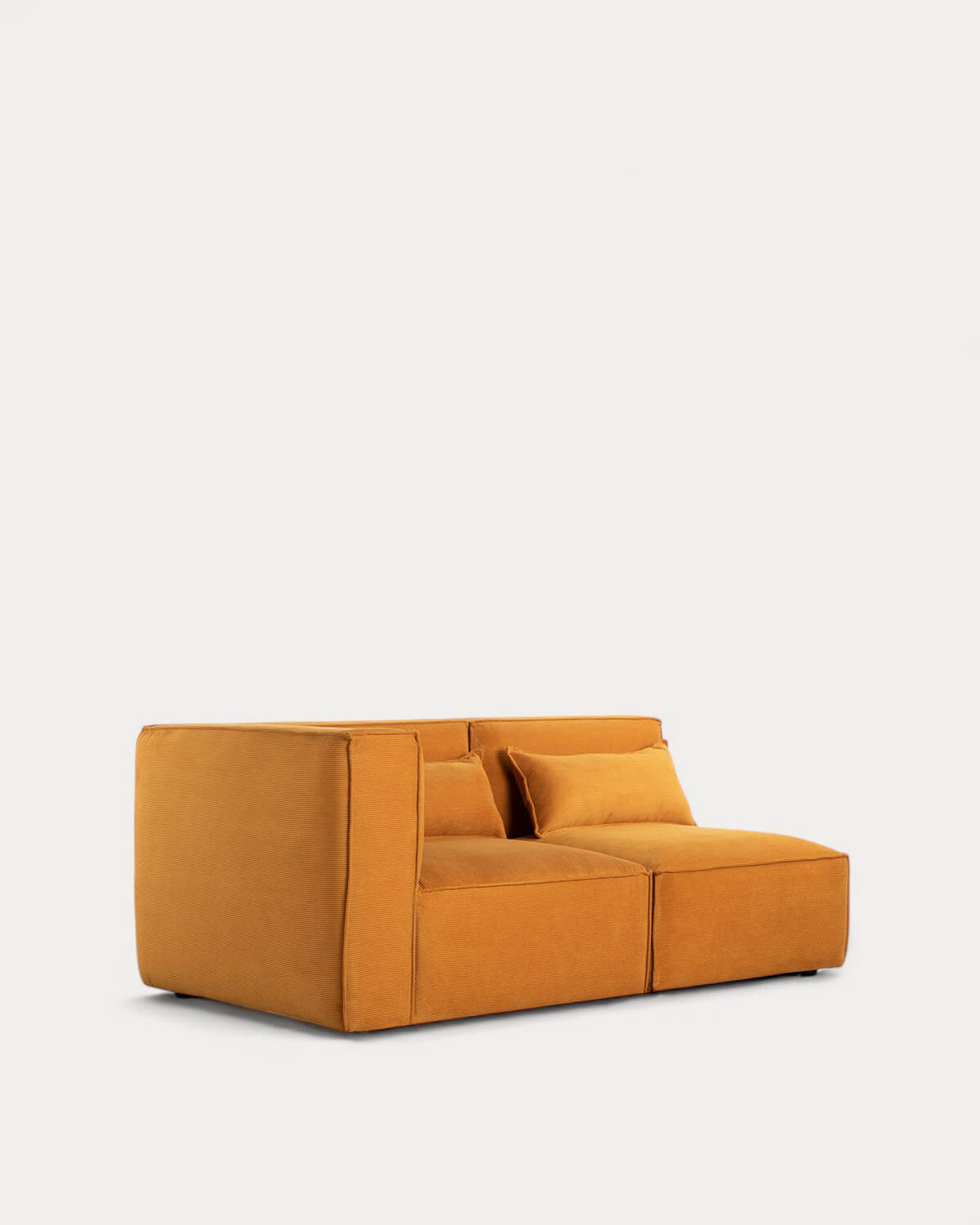 Sofá Modular Esquinero de 2 Piezas de Pana Kilhe, imagen de galería 1