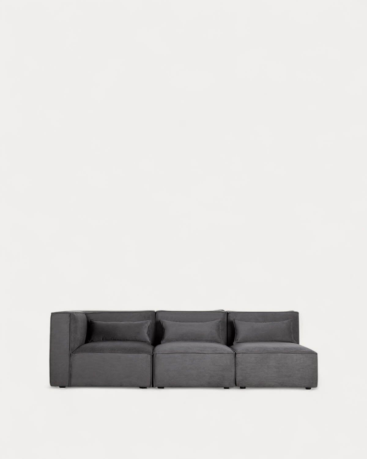 Sofá Modular de 3 Piezas con  2 Sillones de Pana Kilhe, imagen de galería 1