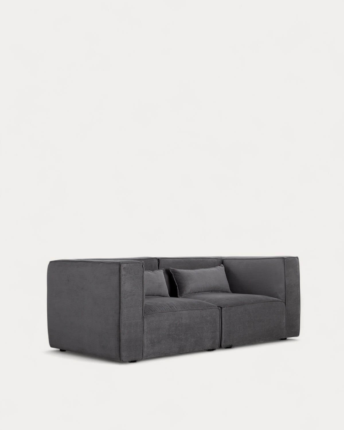 Sofá Modular de 2 Piezas Esquineras de Pana Kilhe, imagen de galería 1