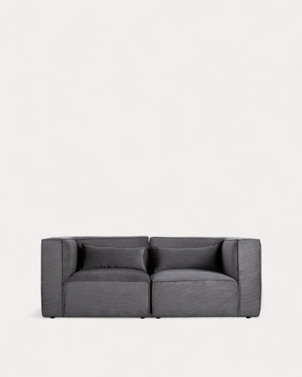 Sofá Modular de 2 Piezas Esquineras de Pana Kilhe, imagen de galería 2