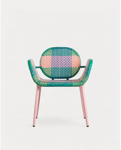 Sillón de Aluminio y Ratán Sintético Emba Studio