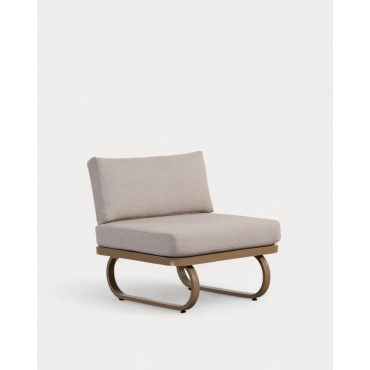 Sillón de Jardín de Metal Emilia Marrón Clay - The Masie