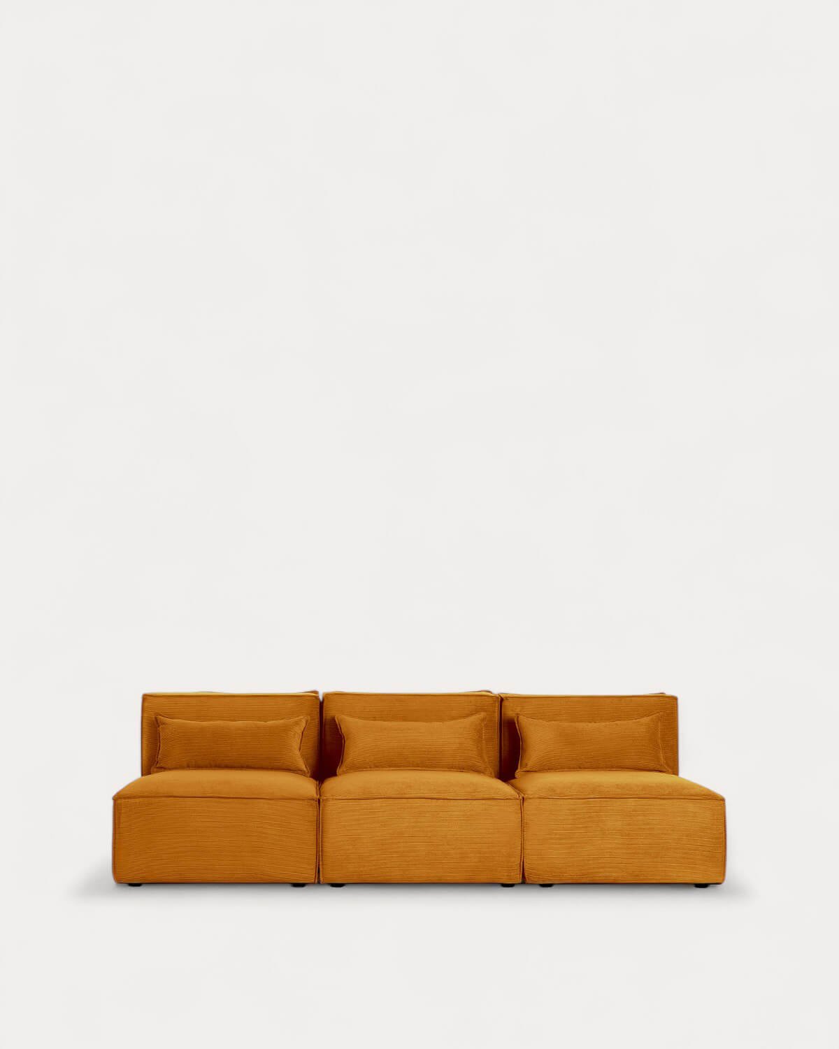 Sofá Modular de 3 Piezas de Pana Kilhe, imagen de galería 2