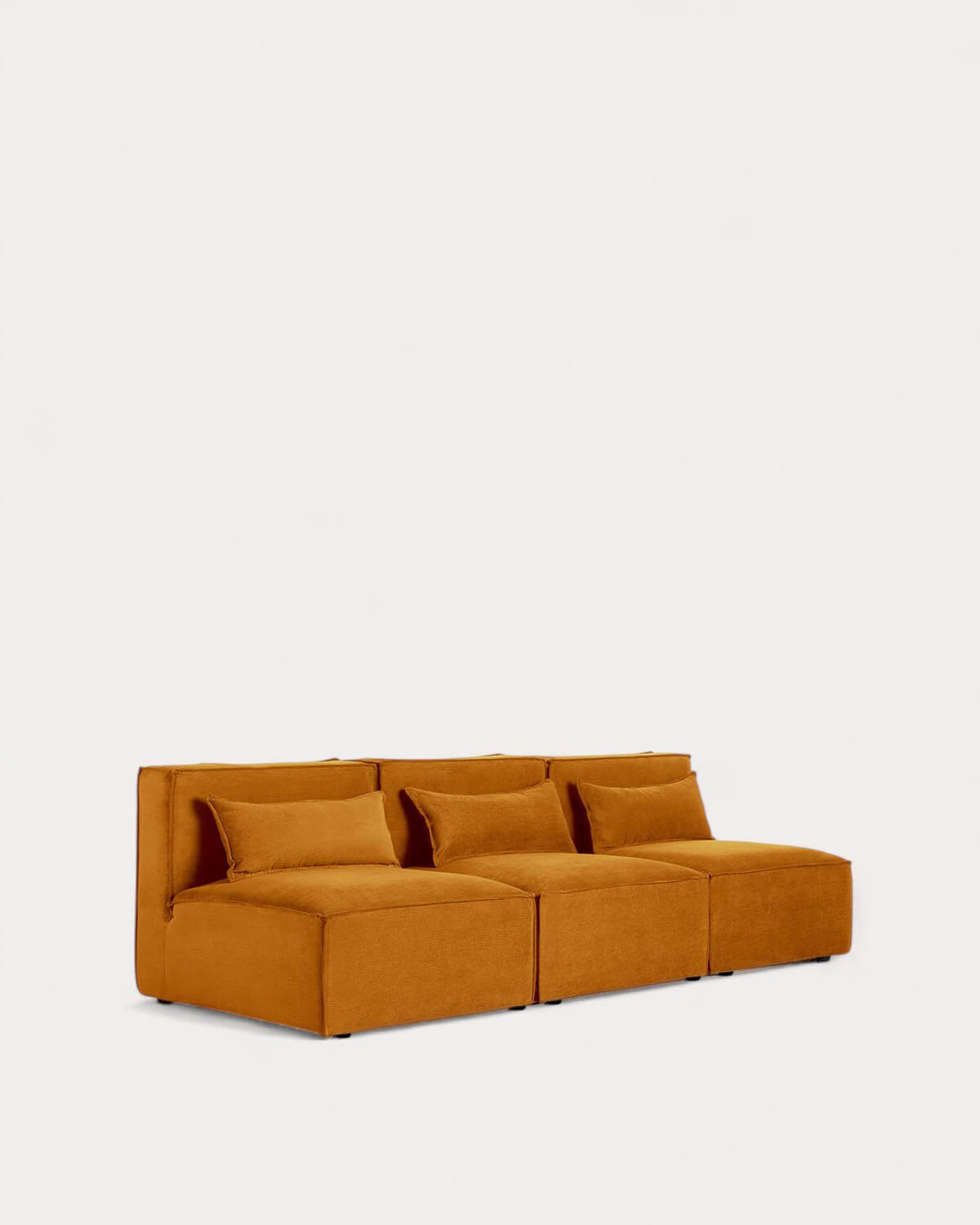 Sofá Modular de 3 Piezas de Pana Kilhe, imagen de galería 1