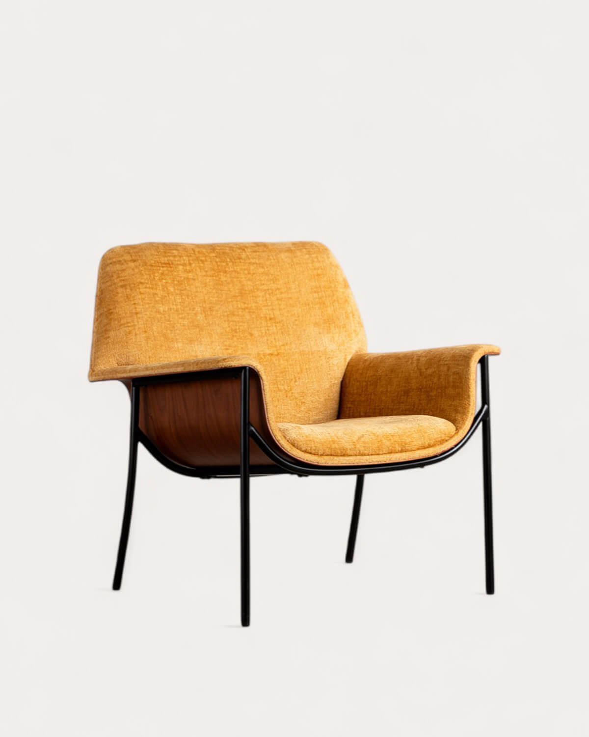 Butaca con Reposabrazos de Madera y Tela Rinu, imagen de galería 1