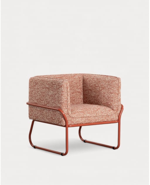 Sillón de Tela y Metal Marcellus