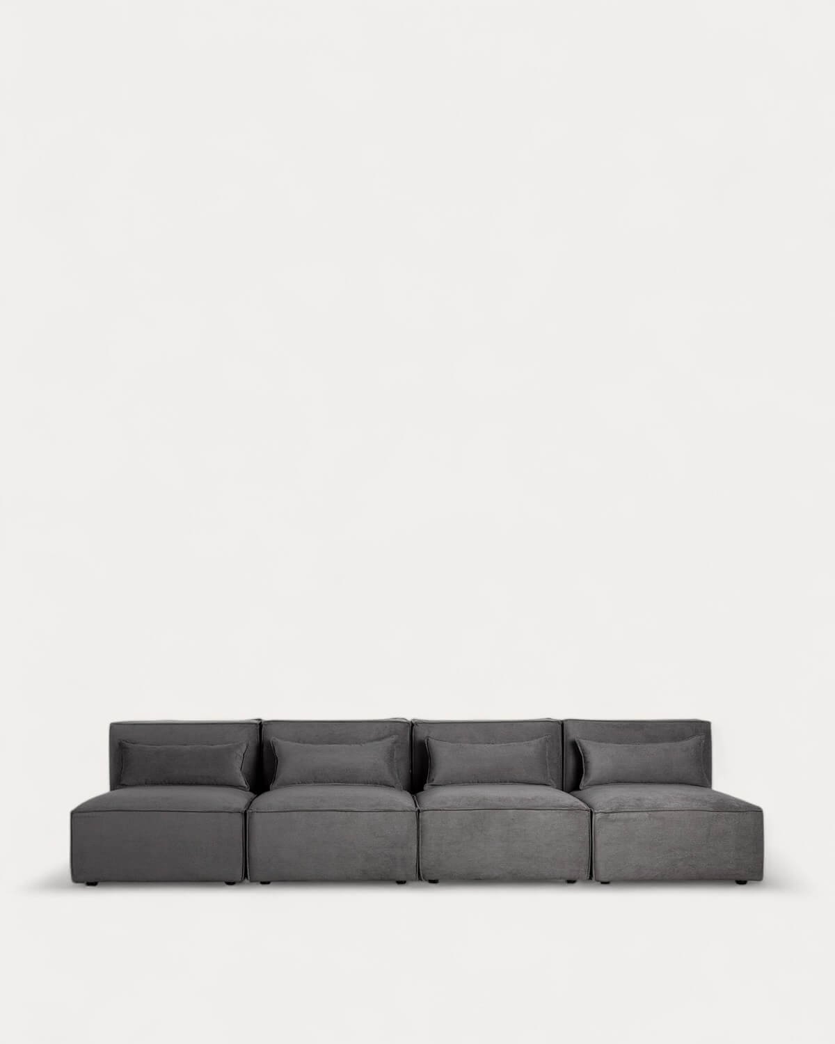 Sofá Modular de 4 Piezas de Pana Kilhe 