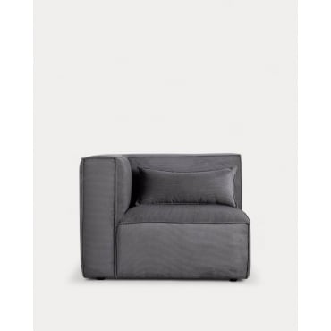 Módulo Sillón Esquinero para Sofá de Pana Kilhe Pana -Gris Graphite - The Masie