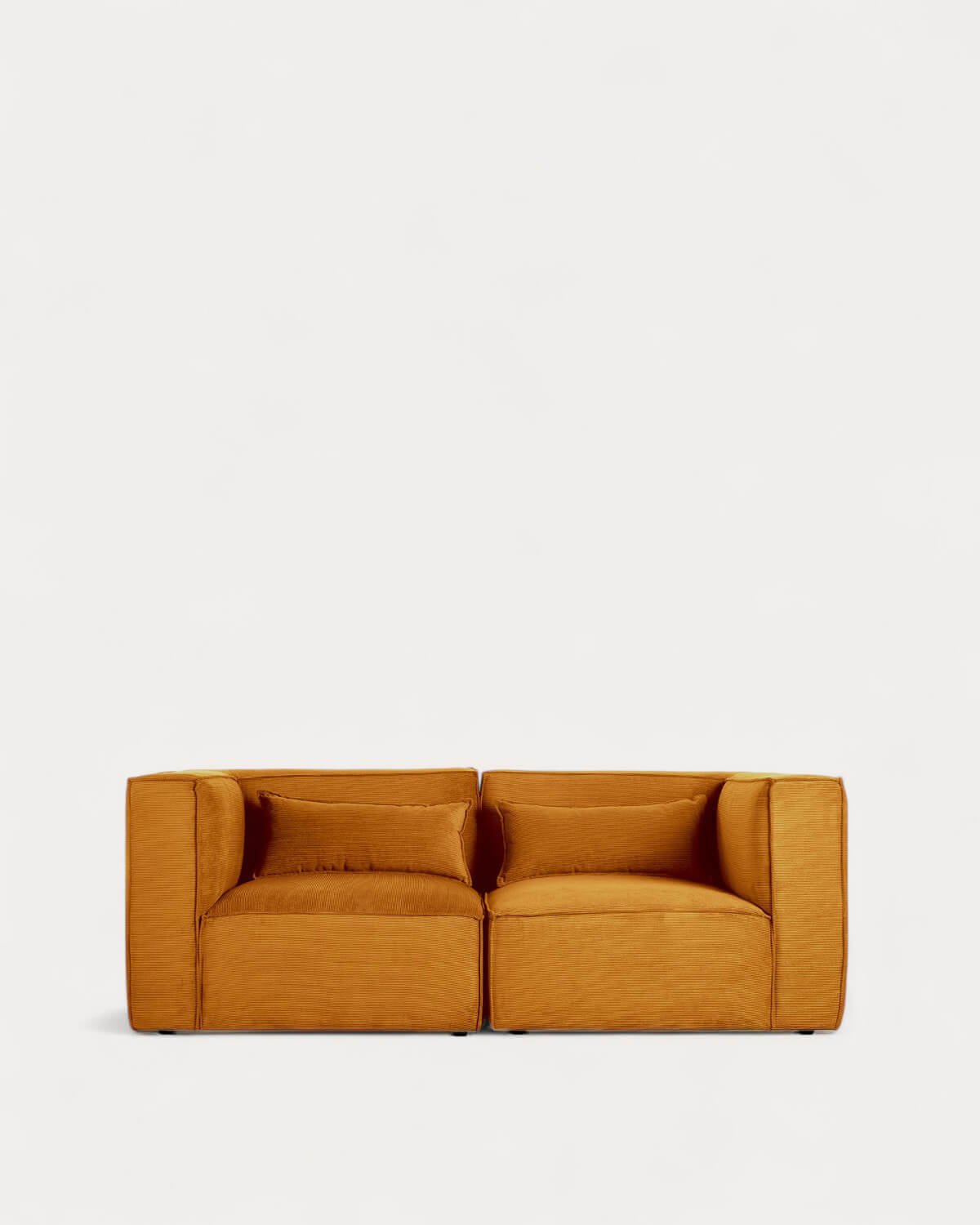 Sofá Modular de 2 Piezas Esquineras de Pana Kilhe