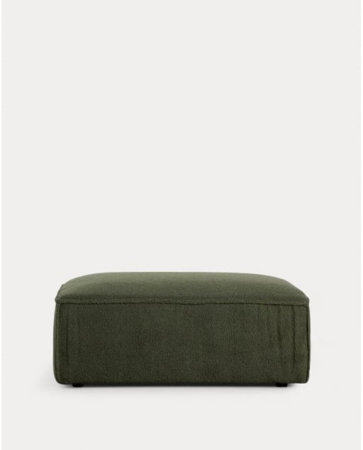 Módulo Puff para Sofá de Tela Boucle Kilhe