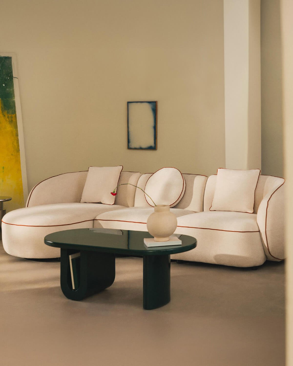 Sofá Modular 3 Piezas Chaise Longue con Esquinero y Sillón de Tela Ilham, imagen de galería 2