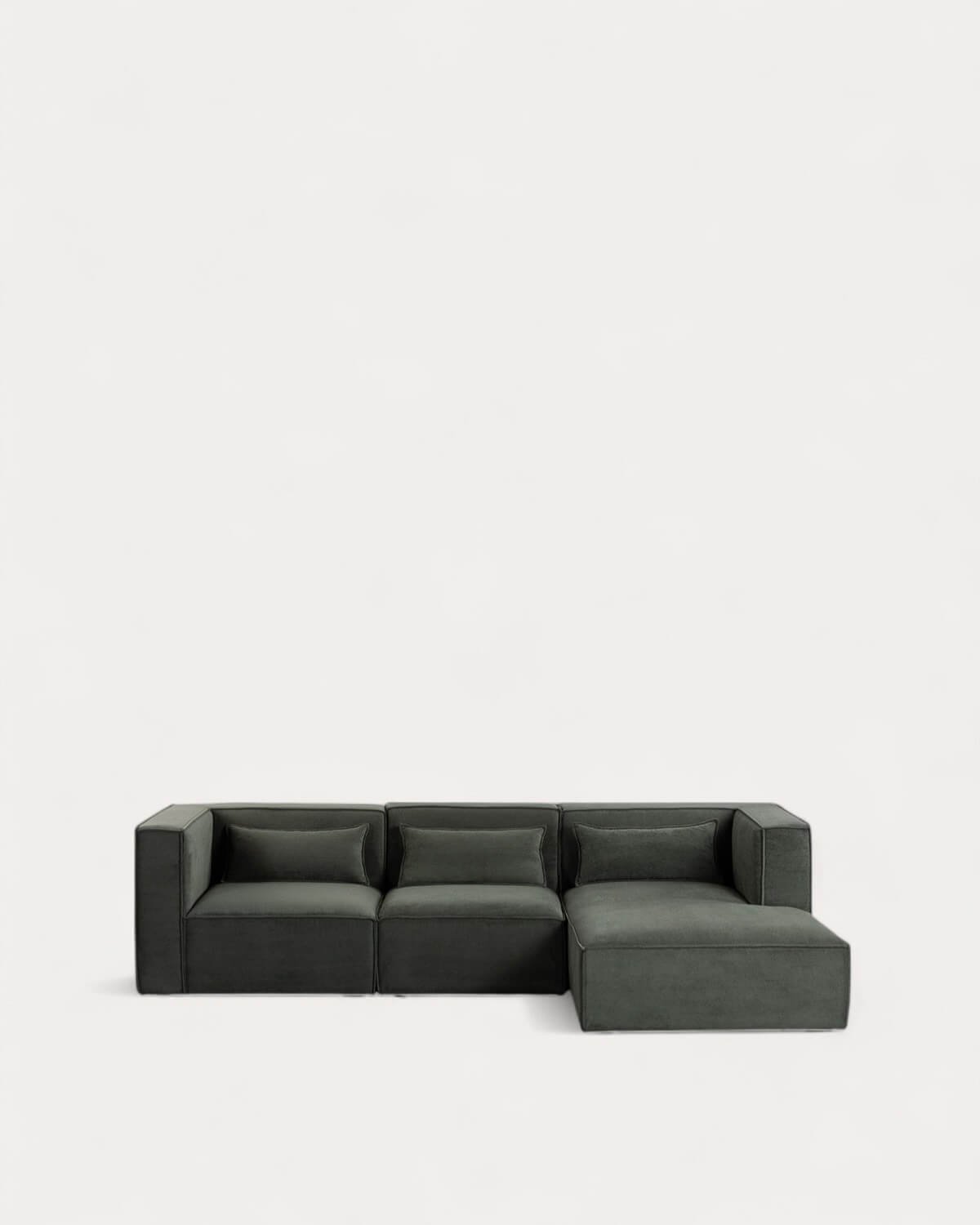 Sofá Modular Chaise Longue de Pana Kilhe