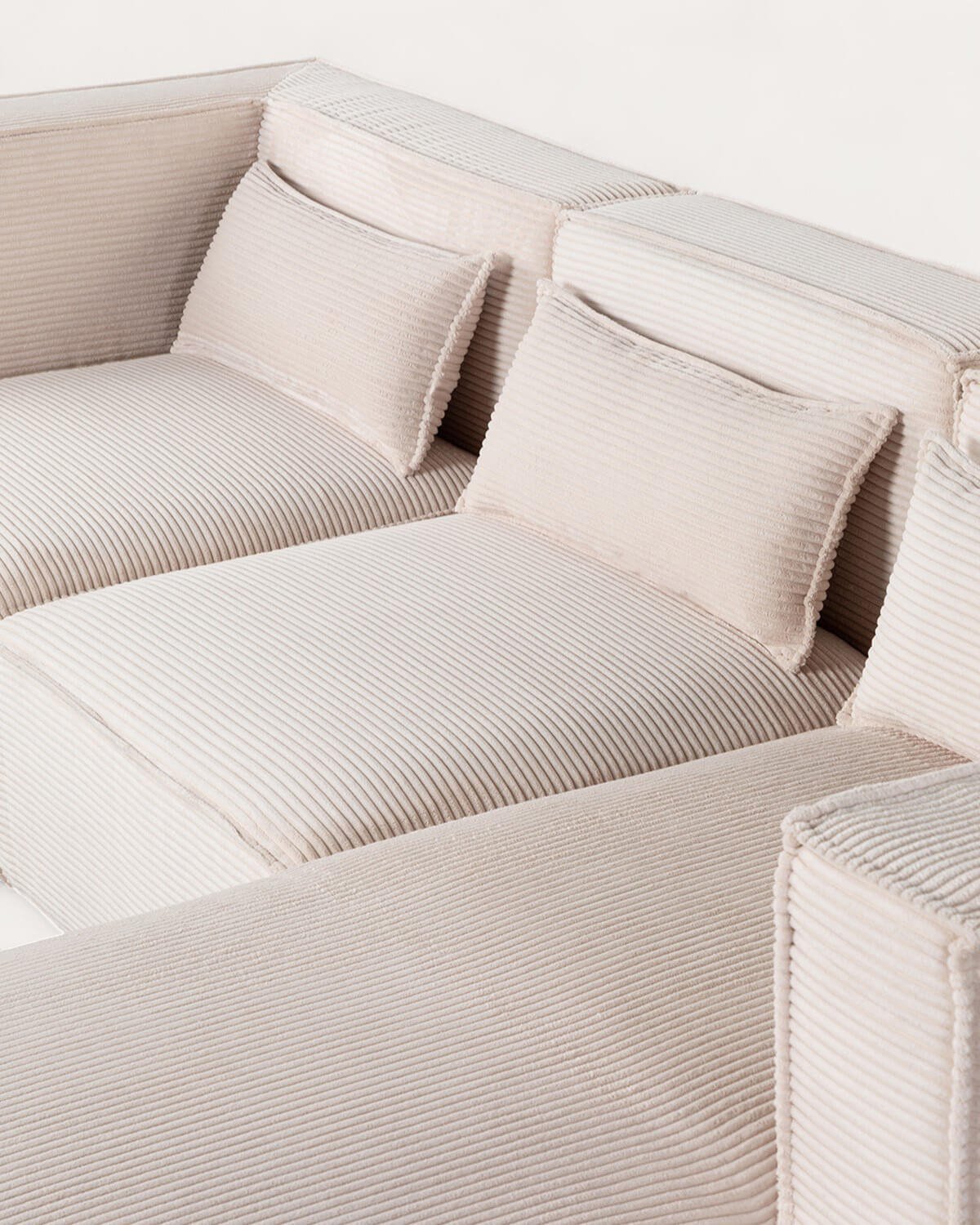 Sofá Modular Chaise Longue de Pana Gruesa Kilhe, imagen de galería 2