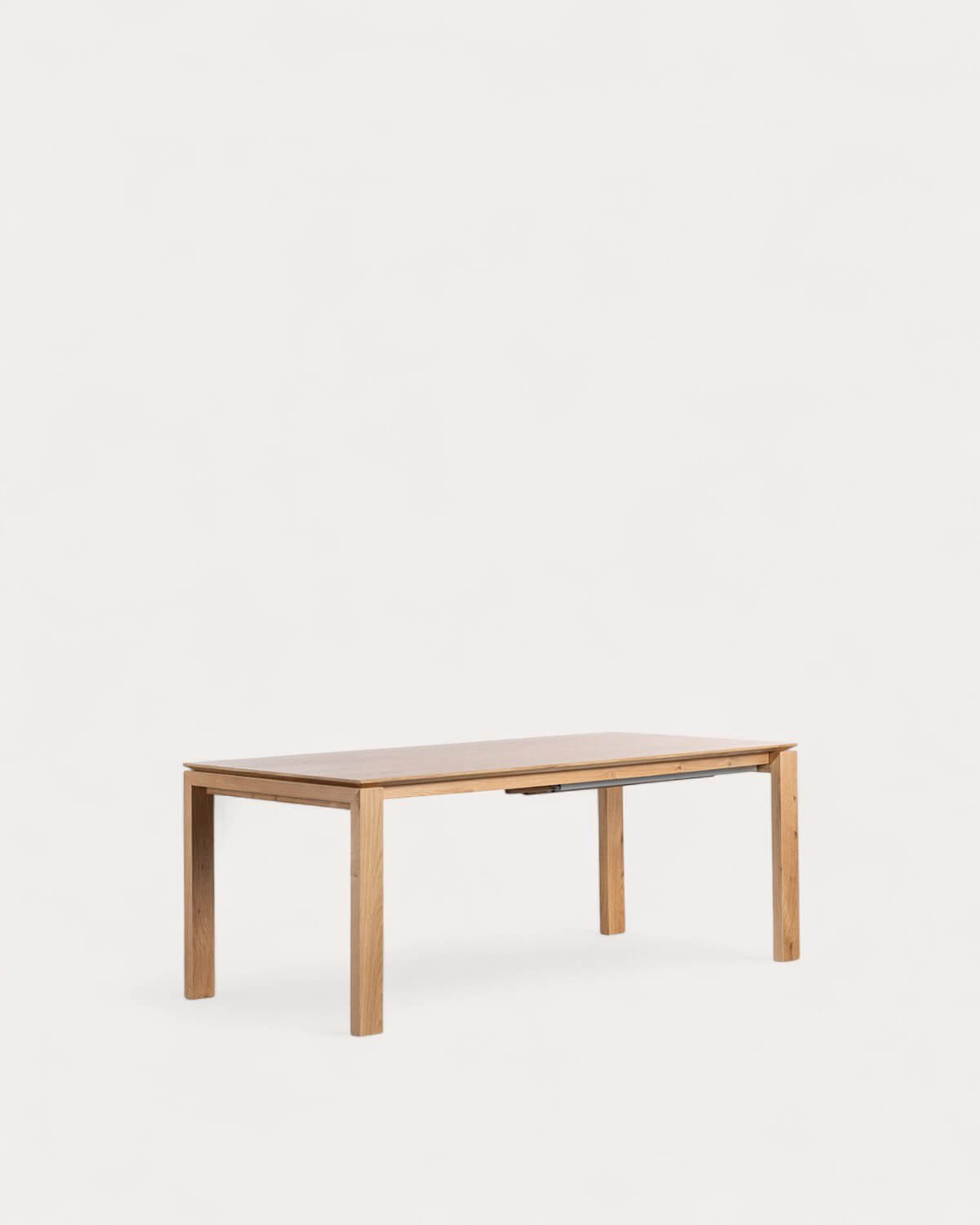 Mesa Extensible Rectangular de Comedor de Madera (285x90 cm) Deran, imagen de galería 1