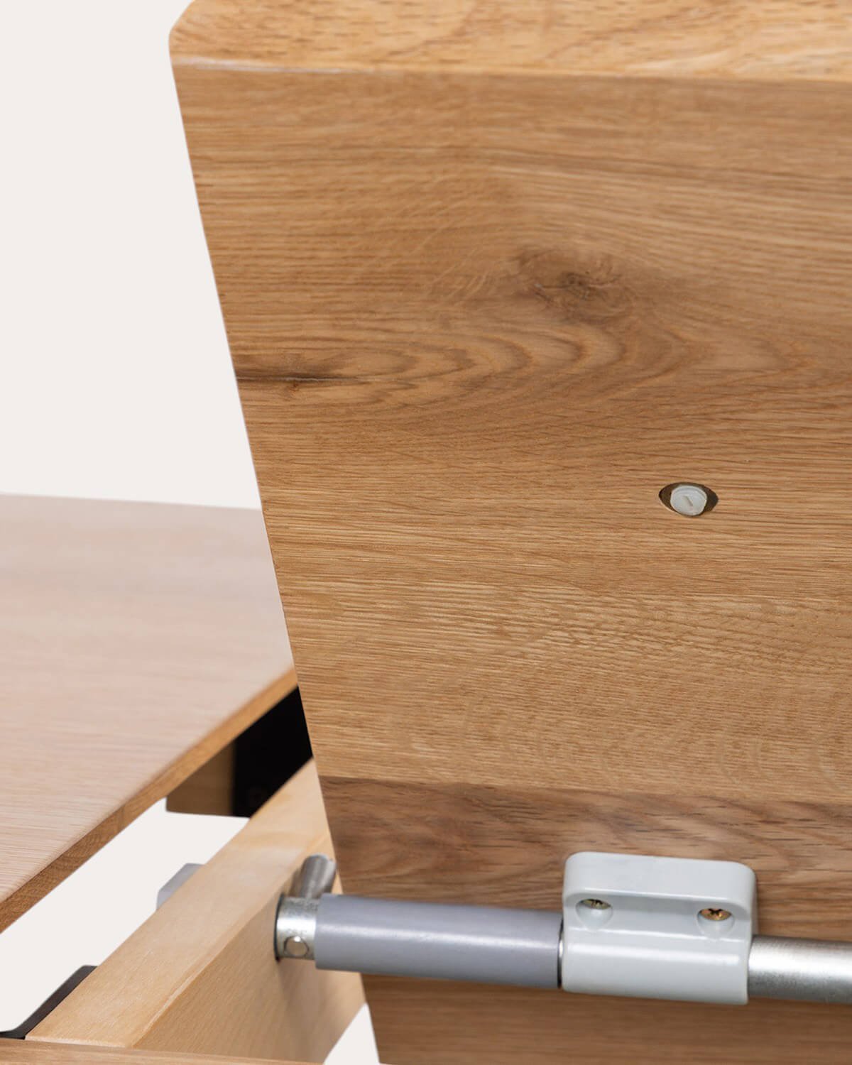 Mesa Extensible Rectangular de Comedor de Madera (195-285x90 cm) Deran, imagen de galería 7