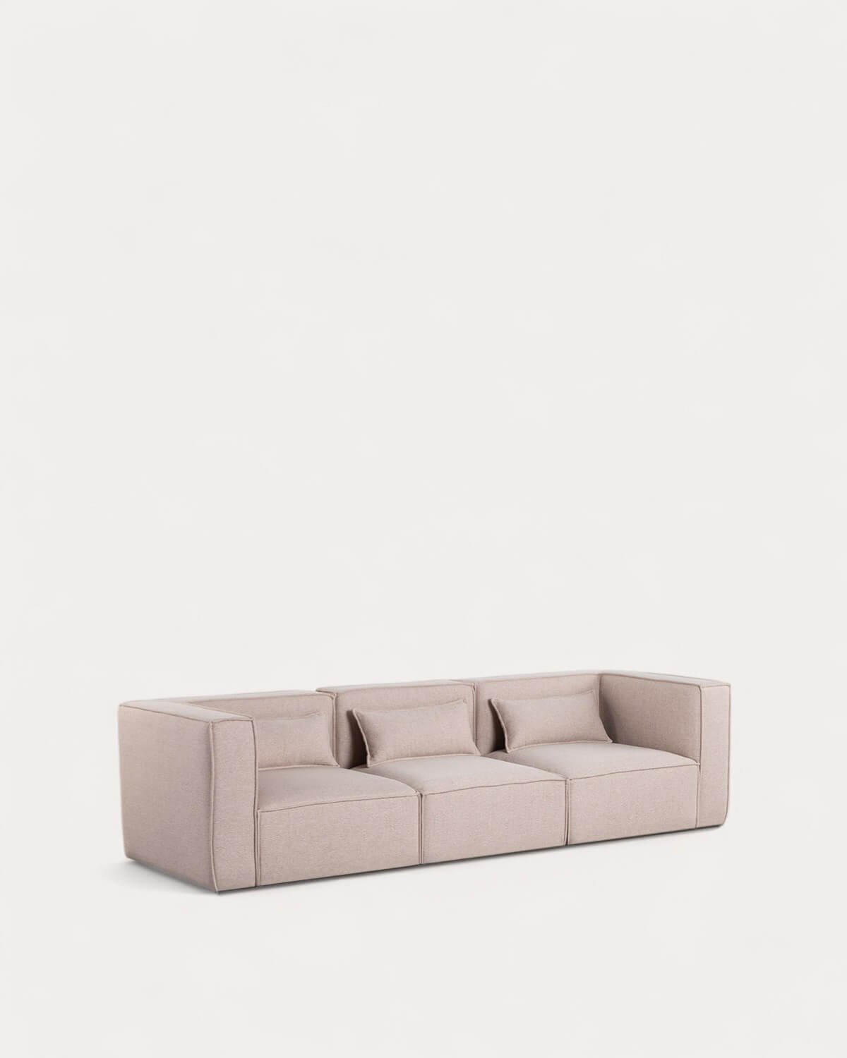 Sofá Modular de 3 Piezas con 2 Sillones Esquineros de Tela Kilhe, imagen de galería 1