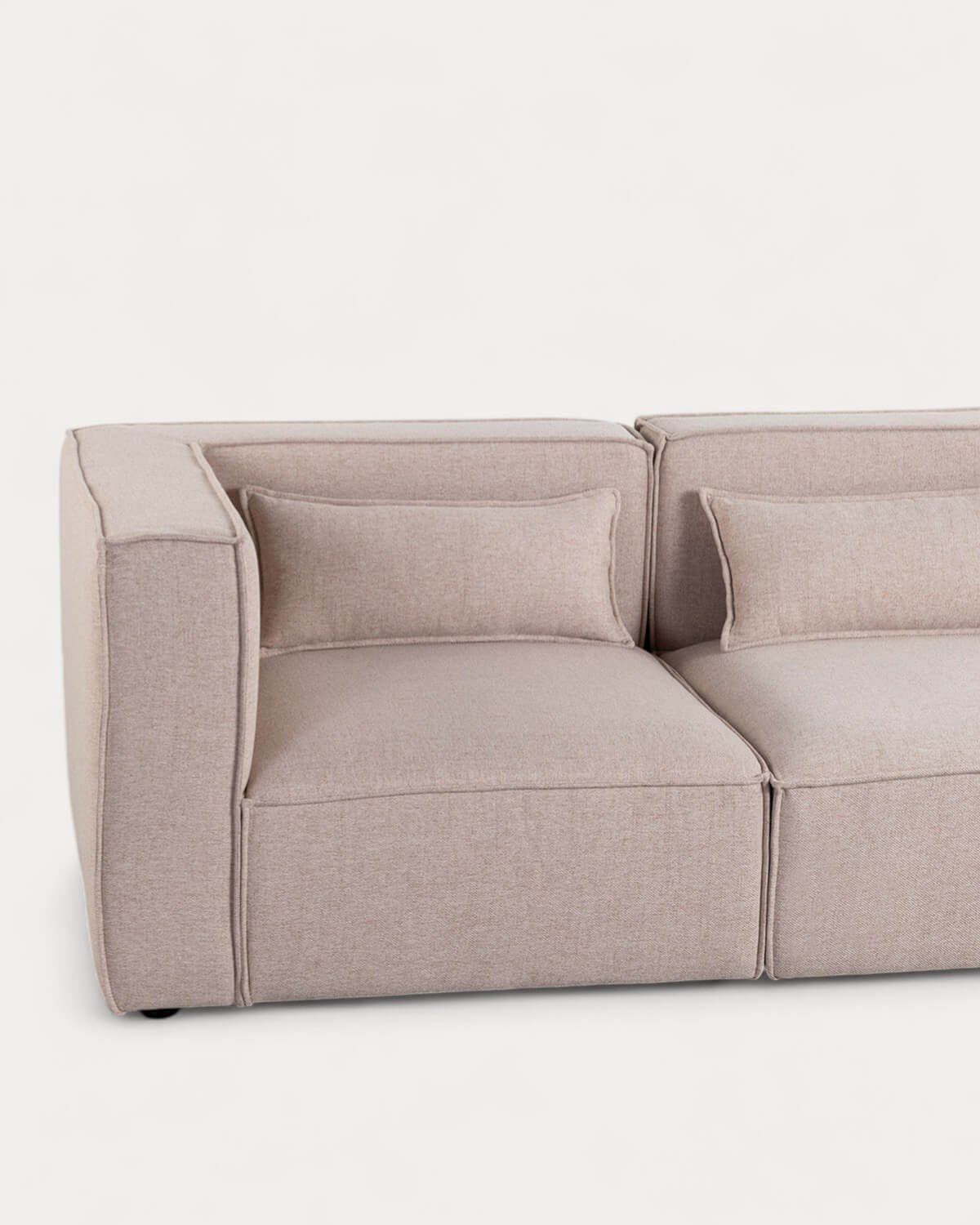 Sofá Modular de 3 Piezas con 2 Sillones Esquineros de Tela Kilhe, imagen de galería 6