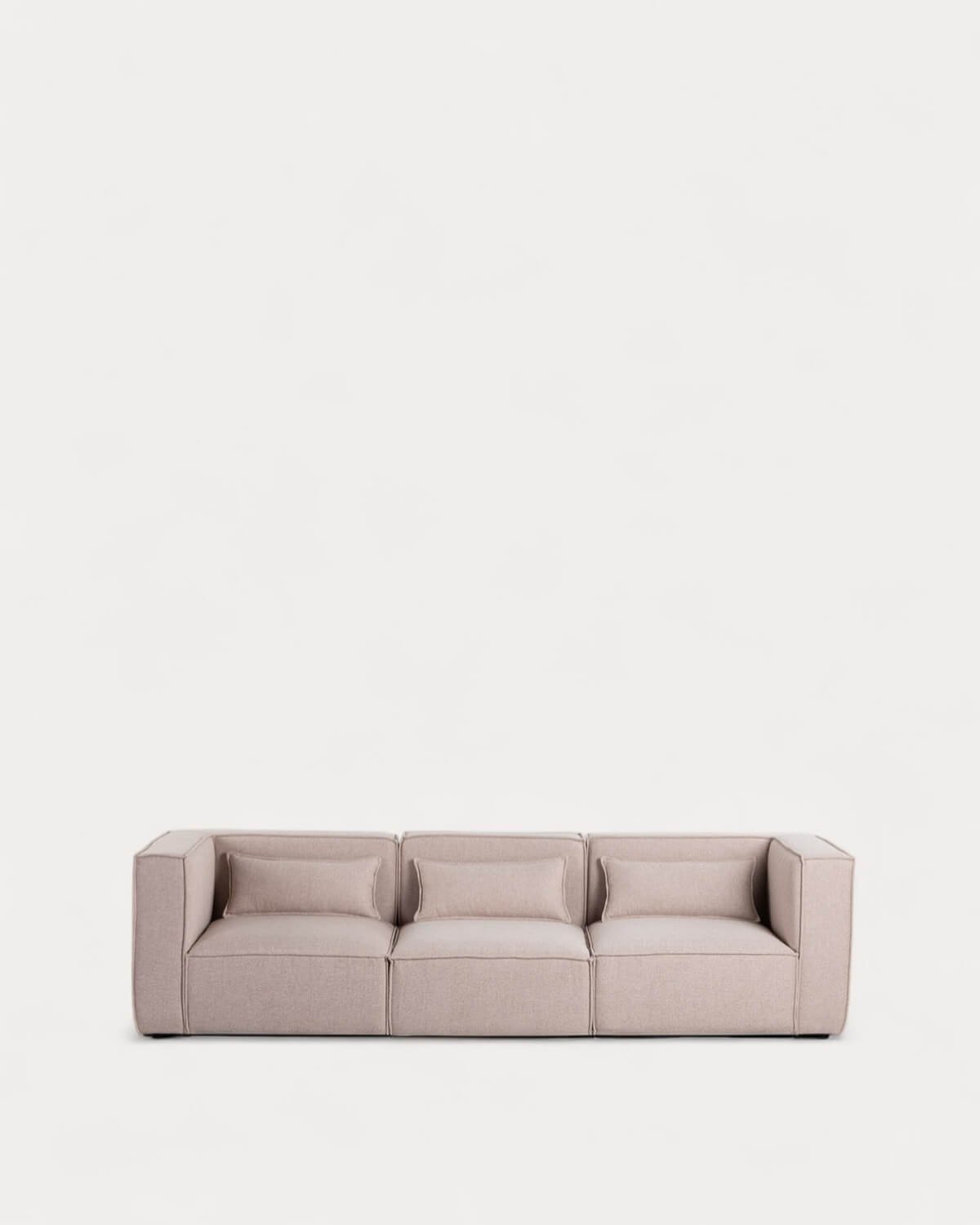 Sofá Modular de 3 Piezas con 2 Sillones Esquineros de Tela Kilhe