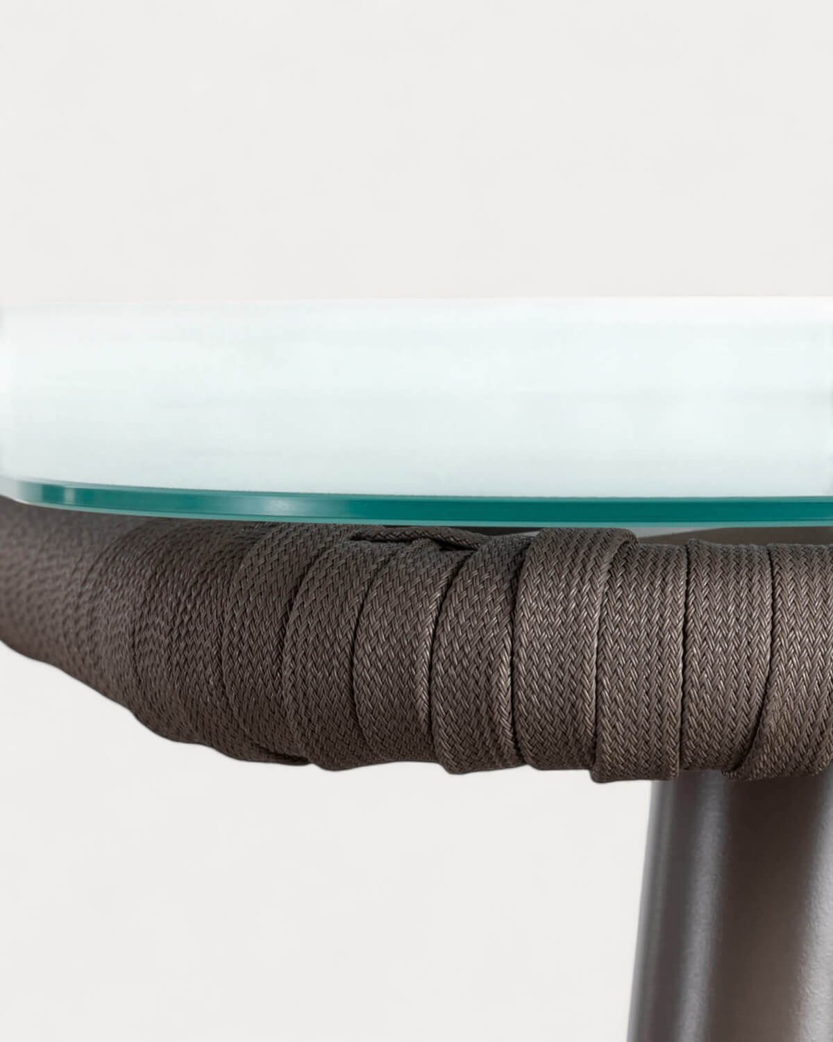 Mesa de Comedor Rectangular de Aluminio y Cristal (160x90 cm) Drian, imagen de galería 6