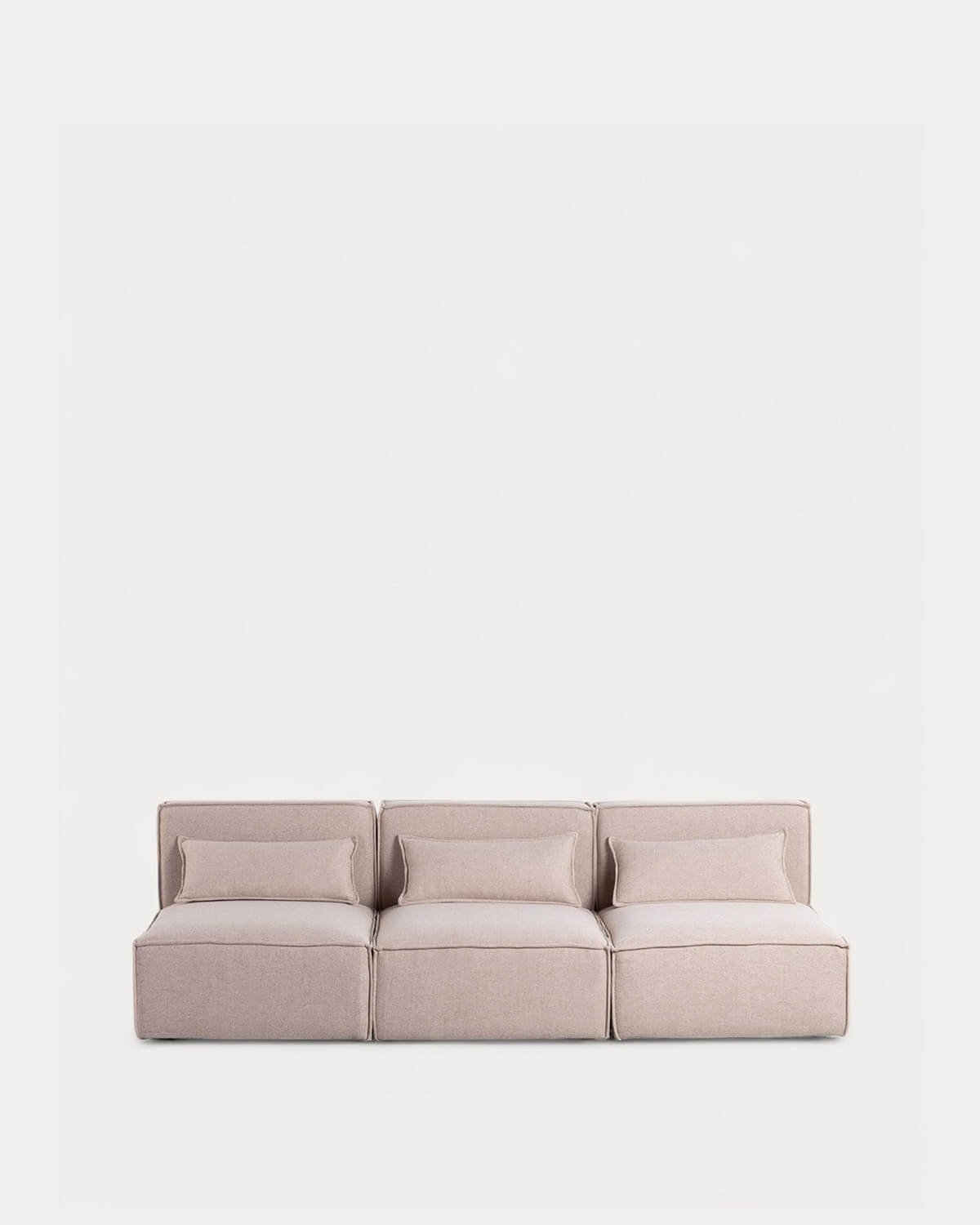 Sofá Modular de 3 Piezas de Tela Kilhe