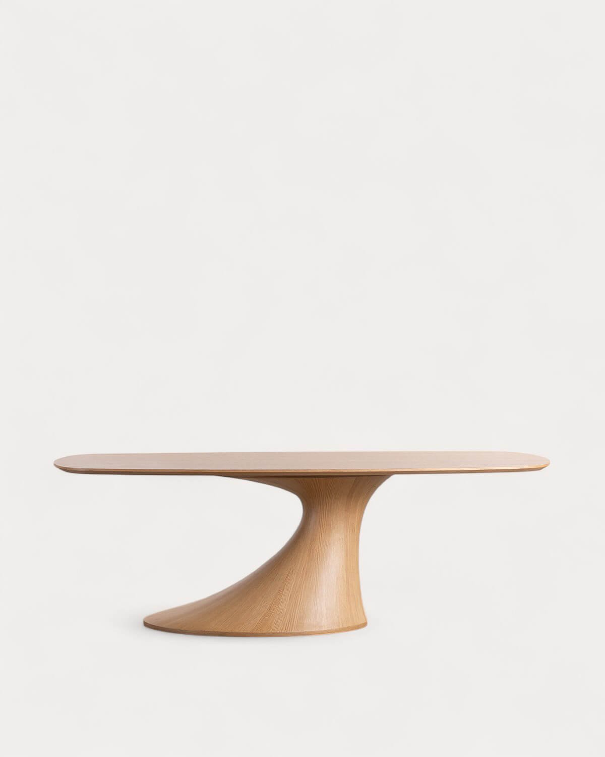 Mesa de Comedor Rectangular de Madera y Fibra de Vidrio (220x100 cm) Flawas, imagen de galería 5