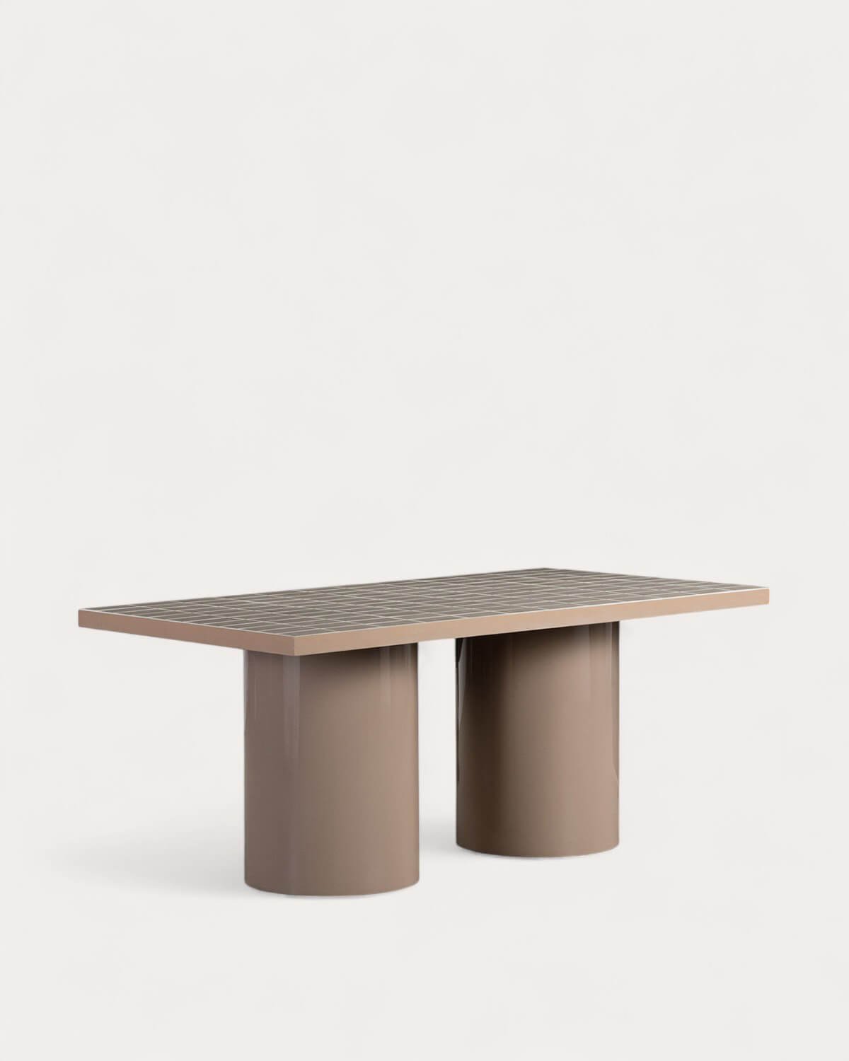 Mesa de Comedor Rectangular de Metal y Cerámica (183x95 cm) Zafiro, imagen de galería 1