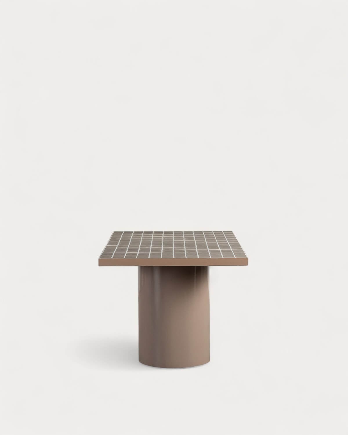 Mesa de Comedor Rectangular de Metal y Cerámica (183x95 cm) Zafiro, imagen de galer&iacute;a 4