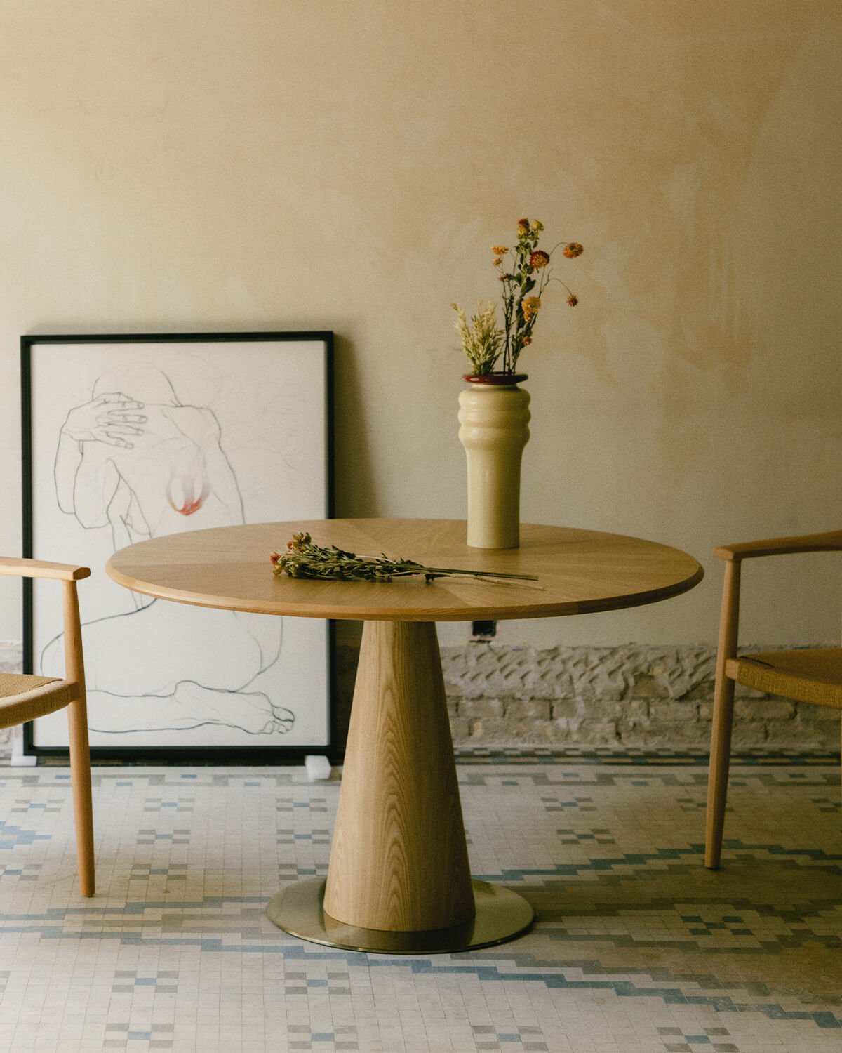 Mesa de Comedor Redonda de Madera (Ø120 cm) Era, imagen de galería 2