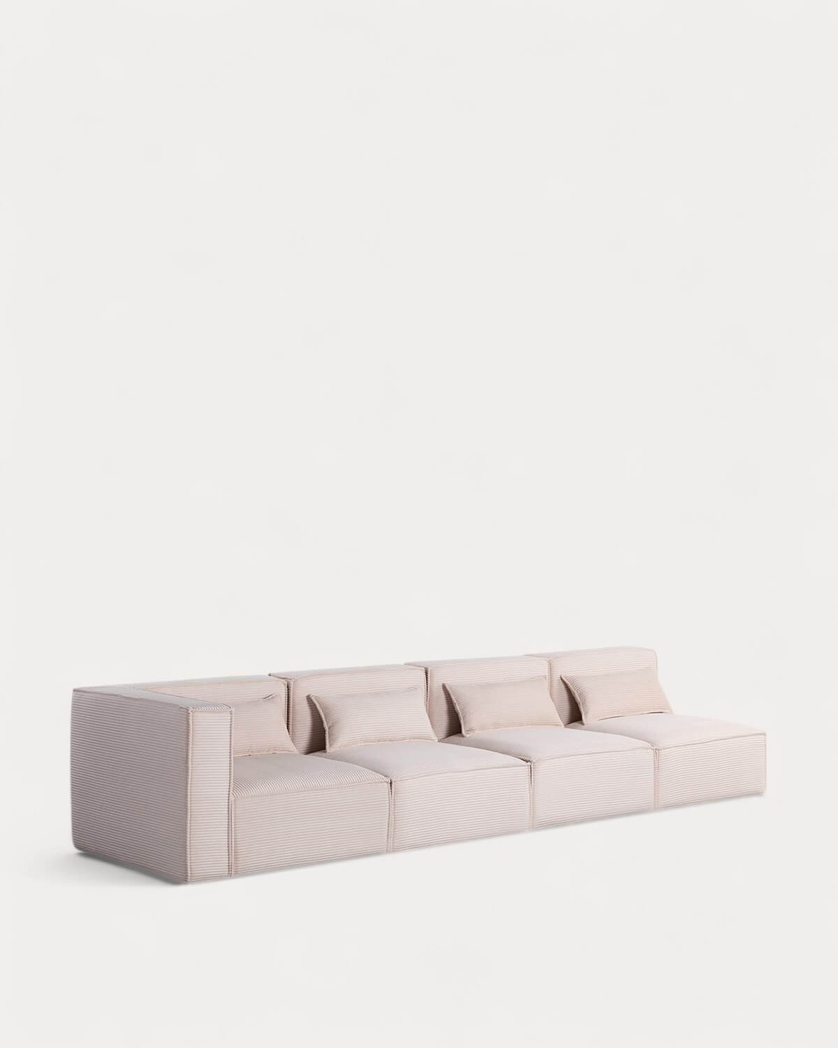 Sofá Modular de 4 Piezas con 3 Sillones de Pana Gruesa Kilhe, imagen de galería 1