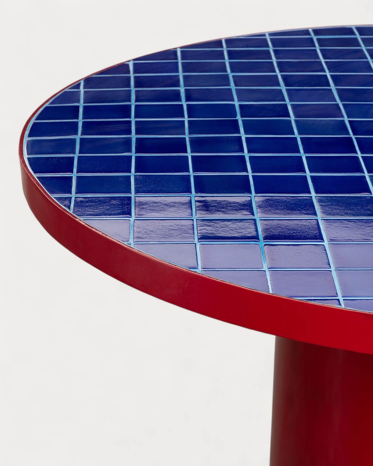 Mesa de Comedor Redonda de Metal y Cerámica (Ø122 cm) Zafiro, imagen de galería 4