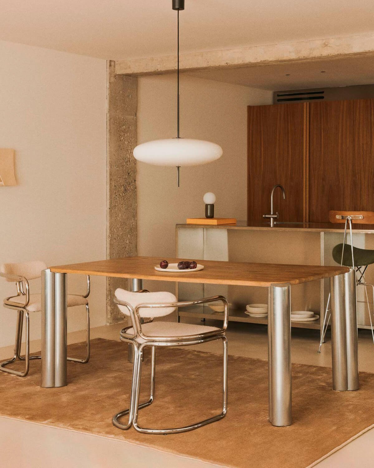 Mesa de Comedor Rectangular con Tablero de Madera de Mango (174x91 cm) Ethel, imagen de galería 2