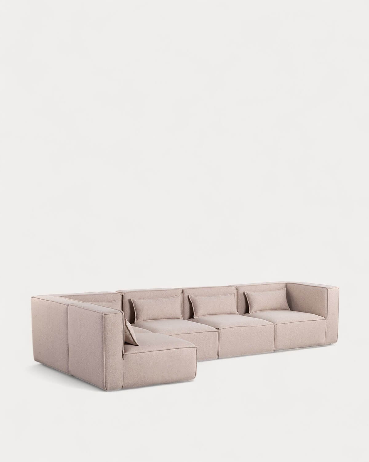 Sofá Modular de 5 Piezas con 2 Sillones Esquineros de Tela Kilhe, imagen de galería 1