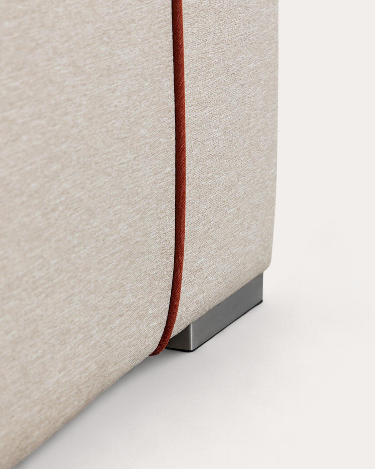 Sofá Modular de Jardín 5 Piezas con 2 Esquineros y 3 Sillones con Puff de Tela Lagos, imagen de galería 8