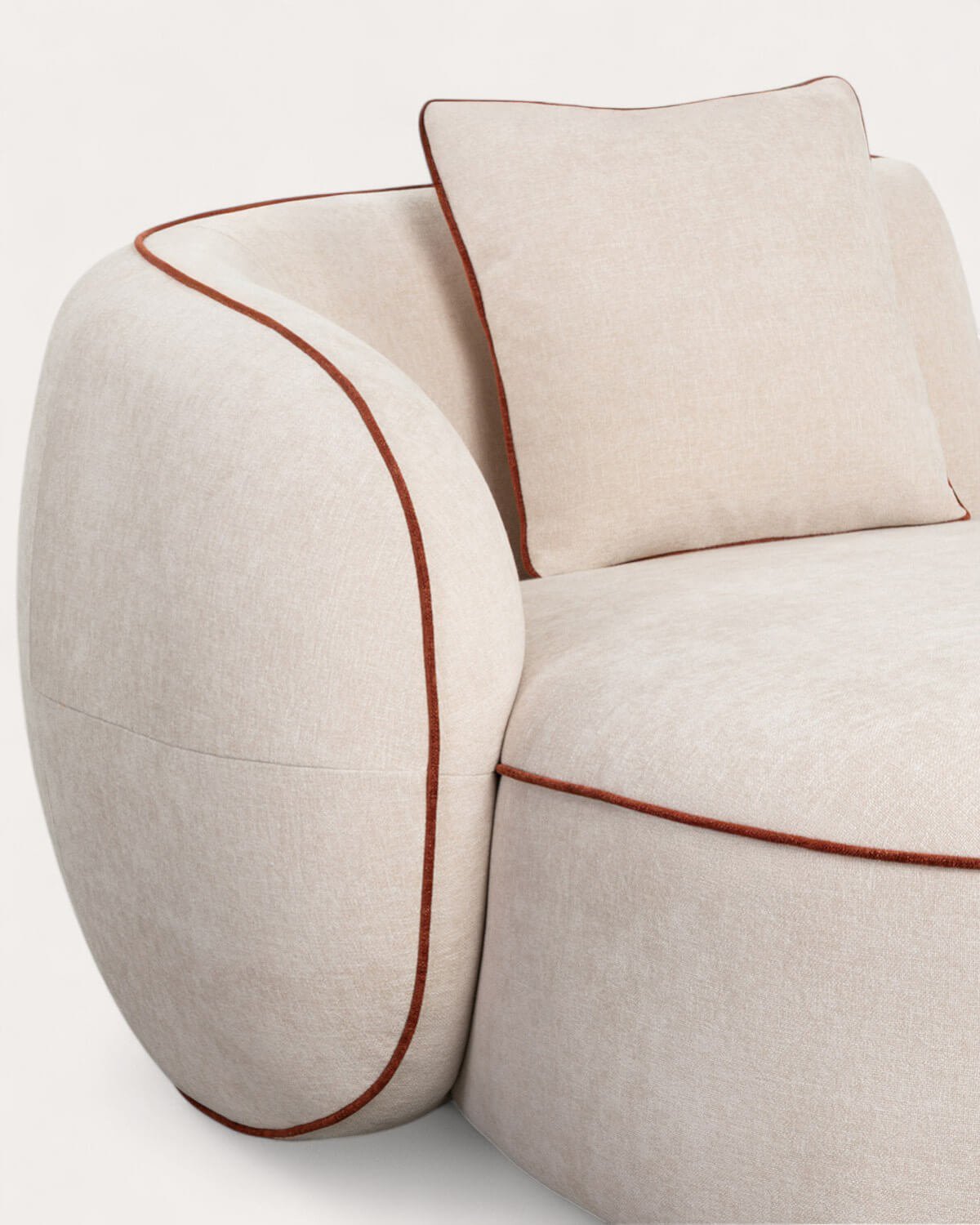 Módulo Chaise Longue Izquierdo de Tela para Sofá Ilham, imagen de galería 7