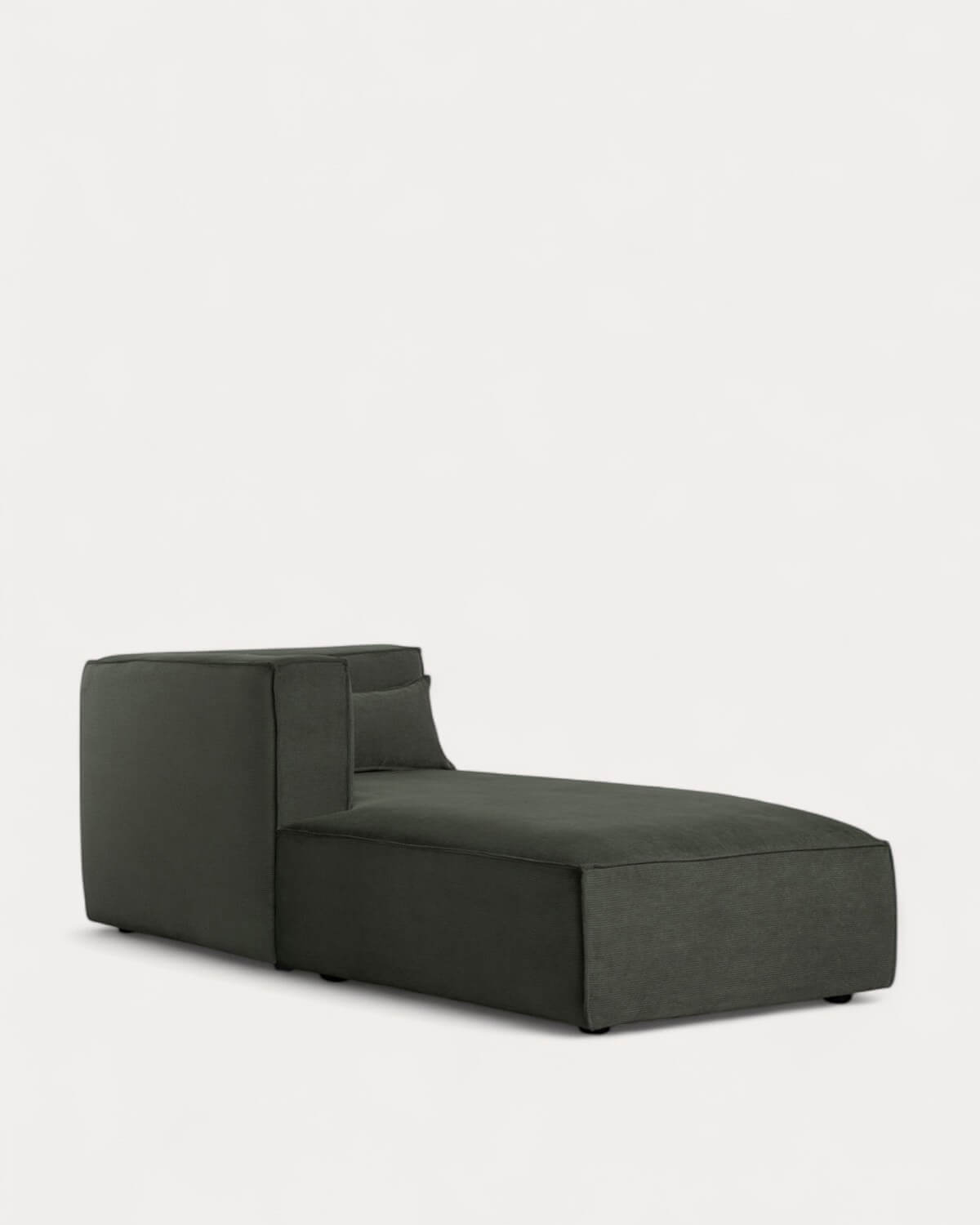 Módulo Chaise Longue Izquierdo para Sofá de Pana Kilhe, imagen de galería 1