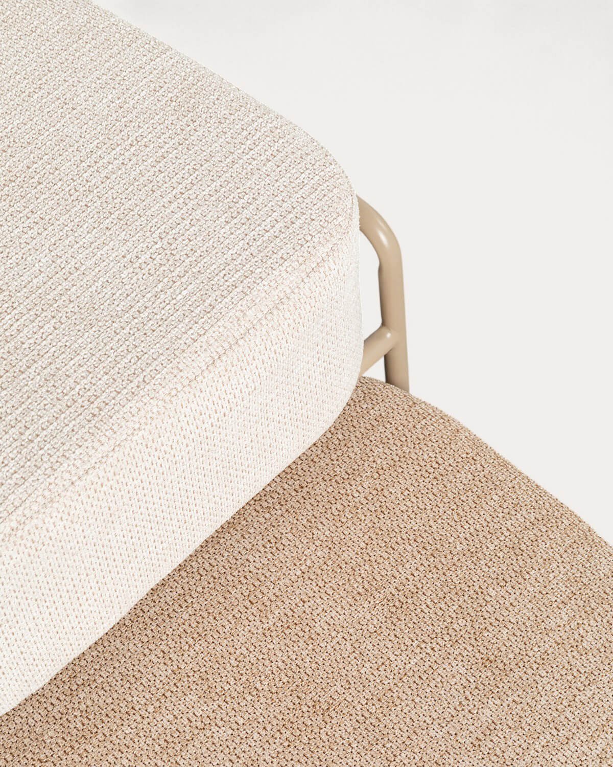 Puff Rectangular con Cojin Desmontable de Tela Elin Soft, imagen de galería 7