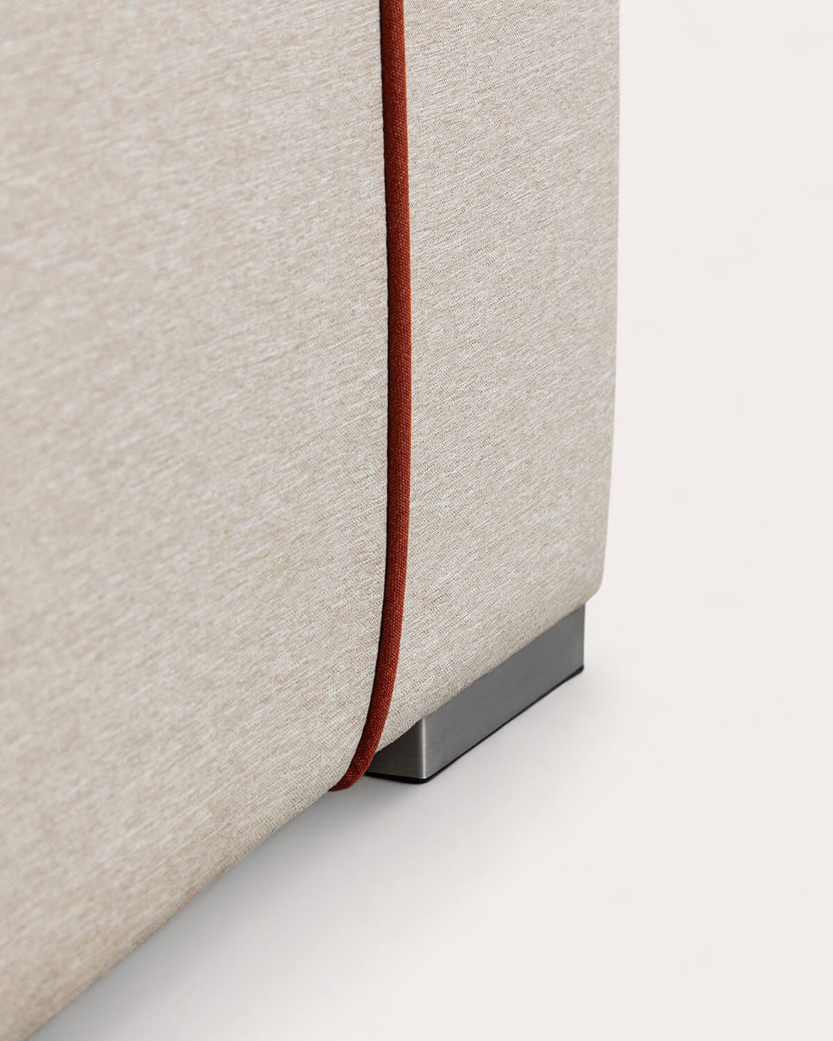 Sillón Esquinero de Jardín Modular con Puff de Tela Lagos, imagen de galería 6