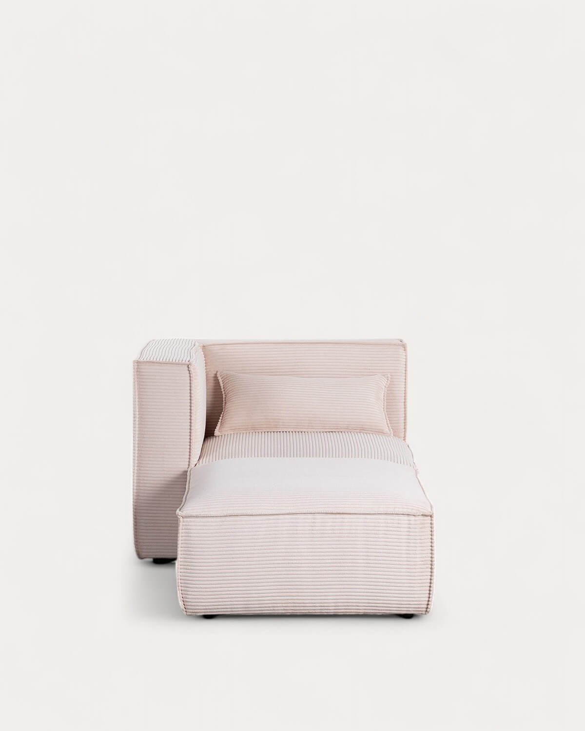 Sillón Esquinero Modular con Puff de Pana Gruesa Kilhe, imagen de galería 4