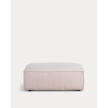 Módulo Puff para Sofá de Pana Gruesa Kilhe Pana Gruesa -Beige Seashell - The Masie