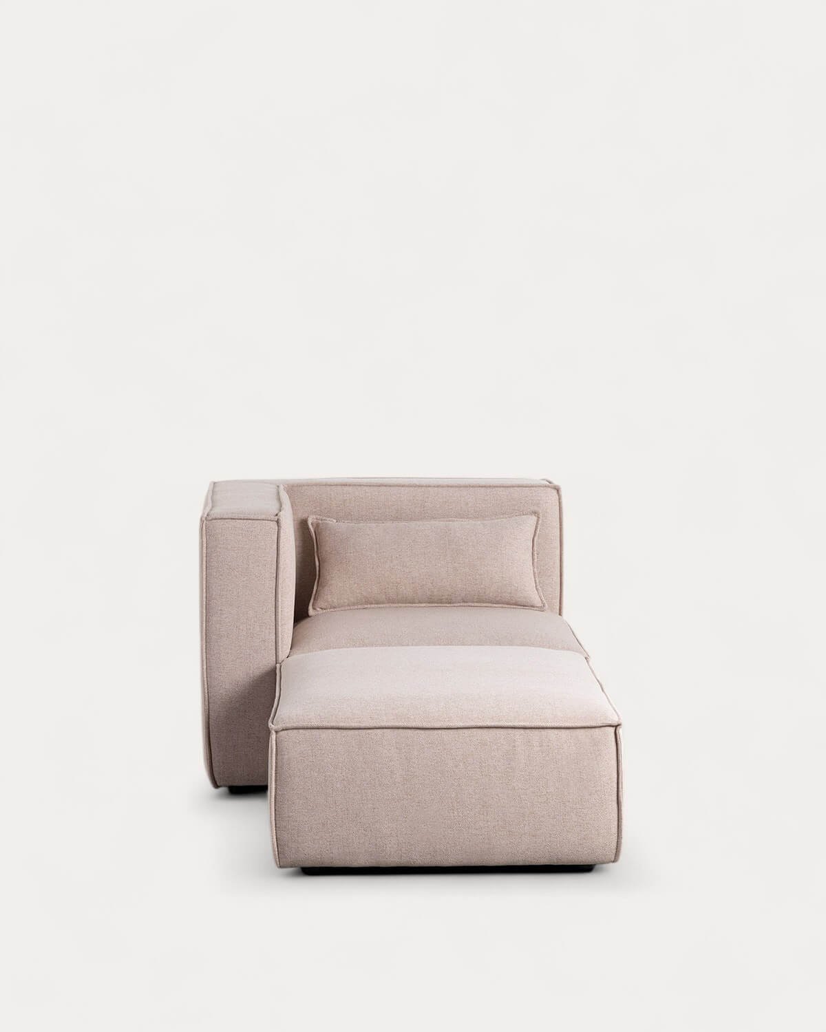 Sillón Esquinero Modular con Puff de Tela Kilhe, imagen de galería 5