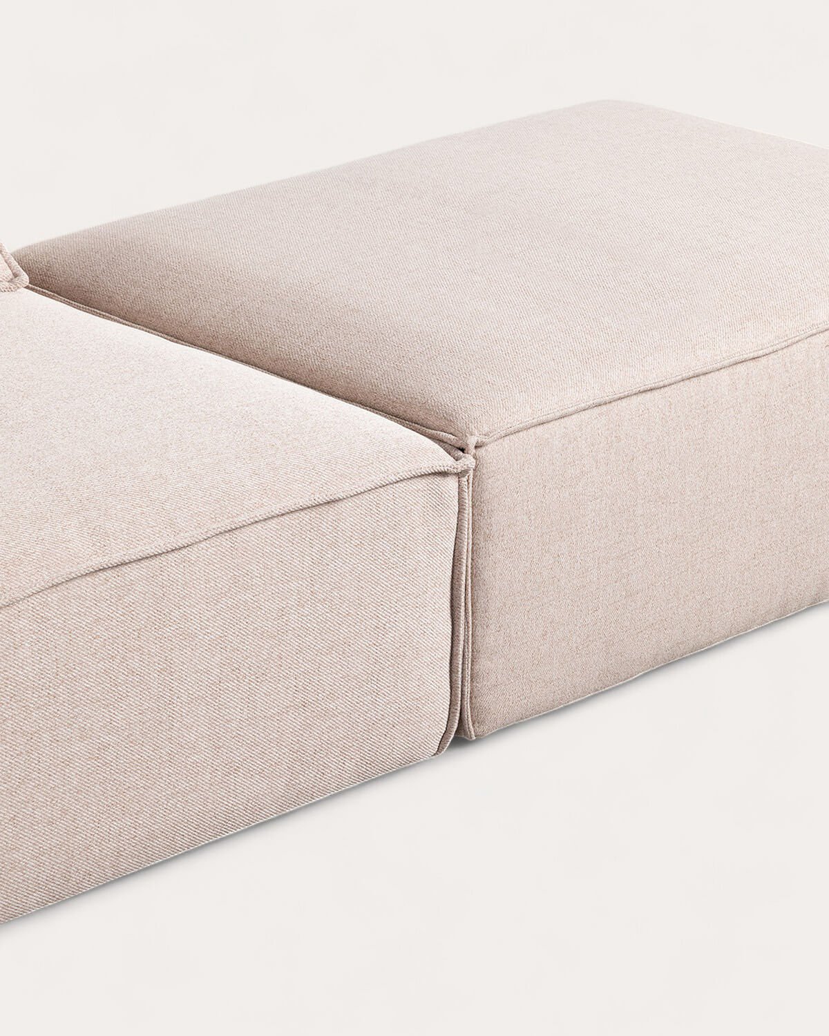 Sillón Esquinero Modular con Puff de Tela Kilhe, imagen de galería 7