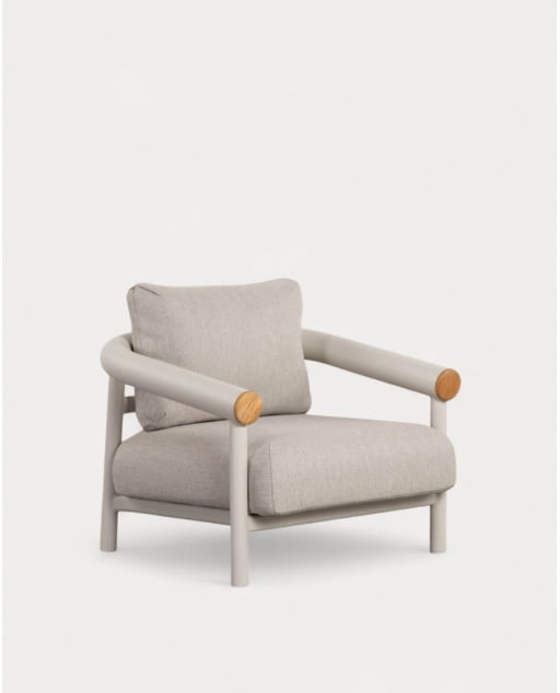 Pack 2 Sillones de Jardín de Aluminio con Cojines Cheryl