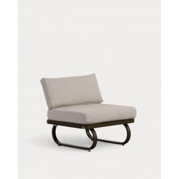 Pack 2 Sillones de Jardín de Metal Emilia Verde Nori - The Masie