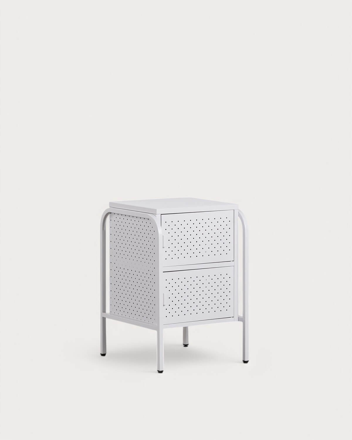 Mesa Auxiliar con Almacenaje de Acero Laminado (47,5x50 cm) Atiel, imagen de galería 1