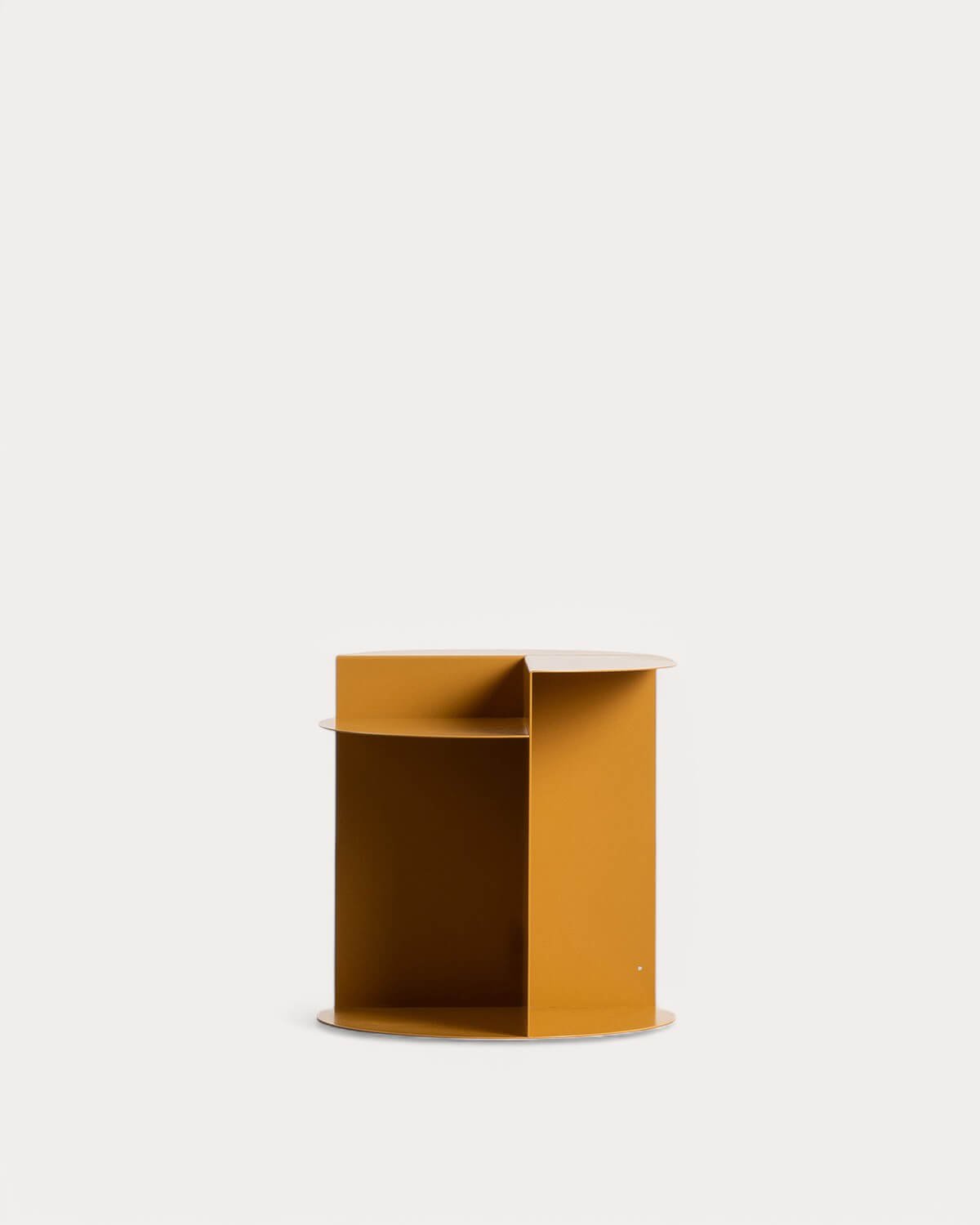 Mesa Auxiliar Redonda de Metal (Ø45 cm) Cuambo, imagen de galería 1