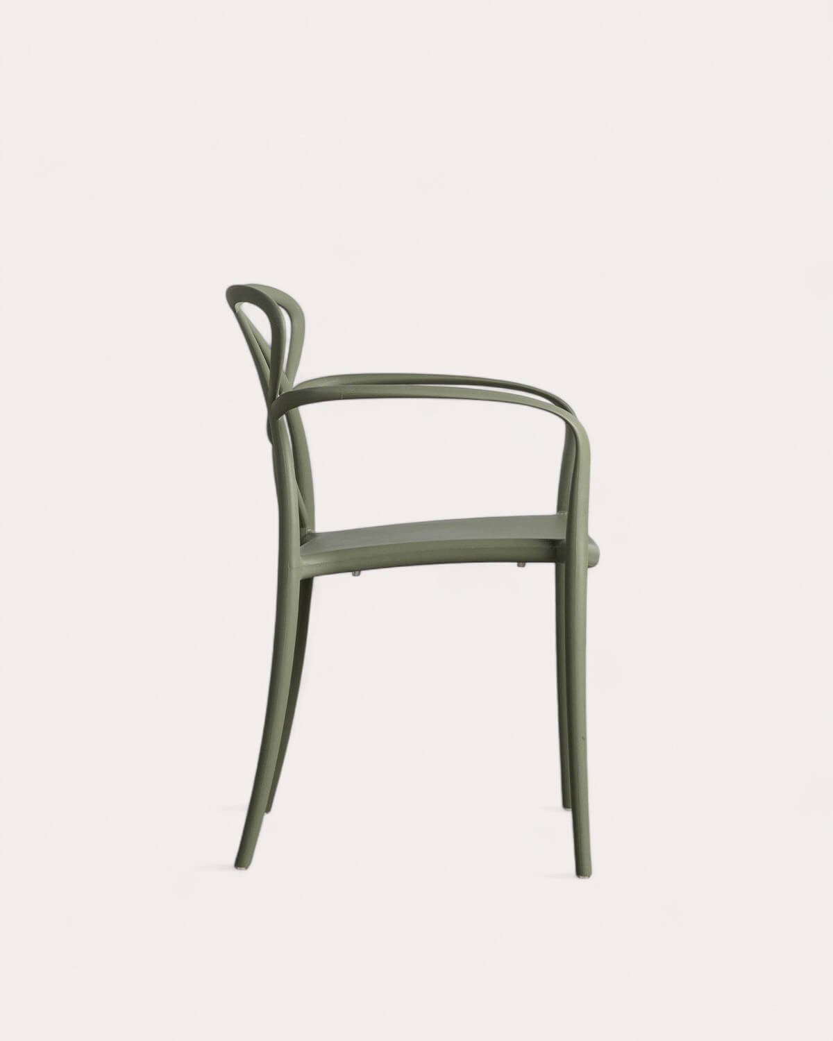 Pack 4 Sillas de Comedor de Polipropileno con Reposabrazos Cielo, imagen de galería 2